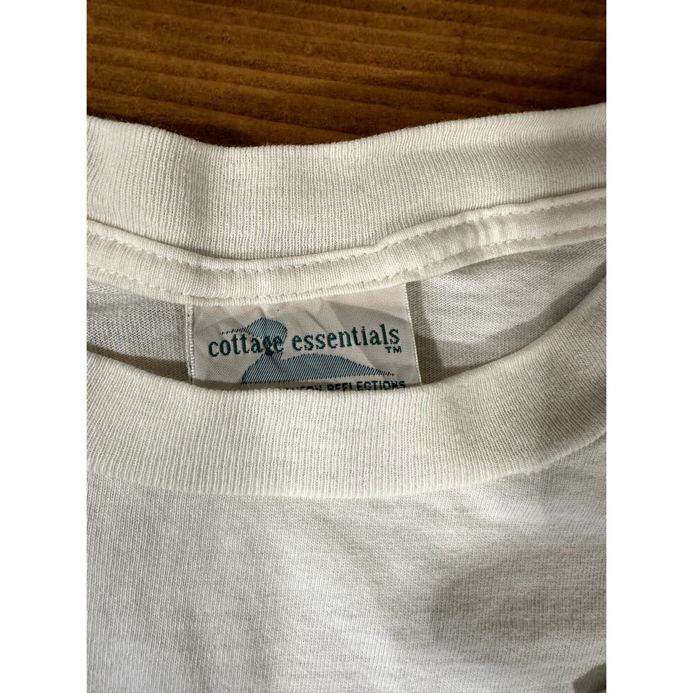 Cottage Essentials Vintage Northern Reflections Single Stitch Floral XL Shirt - Picture 6 of 9